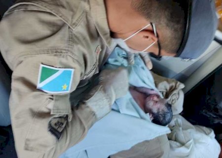 Nova Andradina: Corpo de Bombeiros Militar auxilia parto de bebê em frente ao quartel