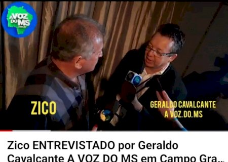 VIDEO:Zico ENTREVISTADO por Geraldo Cavalcante A VOZ DO MS em Campo Grande MS 20JUN2023 no MURANO GOLD