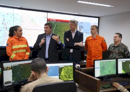 Governo de MS apresenta plataforma que traz mais transparência ao trabalho contra incêndios no Pantanal