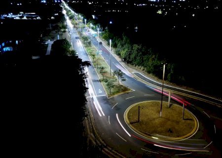 Nova iluminação de LED traz segurança e sustentabilidade ao Parque dos Poderes