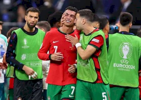 Cristiano Ronaldo chora após perder pênalti em Portugal x Eslovênia; veja