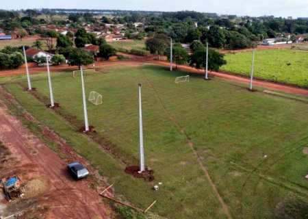 IVINHEMA: Prefeitura de Ivinhema irá inaugurar iluminação do campo de futebol do Distrito de Amandina