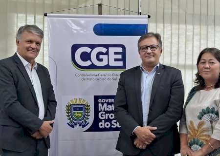 Troca de experiências: CGE-MS recebe controlador-geral de Goiás para visita técnica