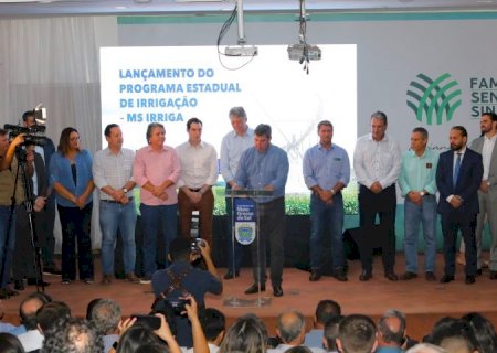 Com sustentabilidade, Governo de MS lança programa para aumentar área irrigada e produção