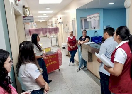 Hospital Regional de Cirurgias da Grande Dourados promove atividade para reforçar segurança assistencial do paciente