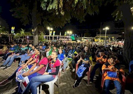 Final da 3ª divisão dos Jogos Escolares da Juventude de MS agita Coxim