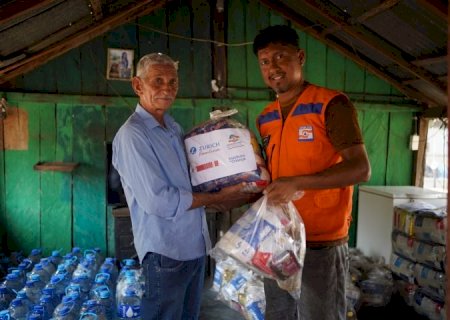 ‘Uma benção para todos’: ribeirinhos agradecem ajuda humanitária no coração do Pantanal