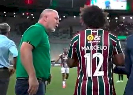 Marcelo, ex-Fluminense, brinca com frase dita a Mano Menezes: "Não encosta em mim"