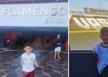 Flamengo e Vasco disputam garoto de 5 anos destaque no futsal de MS