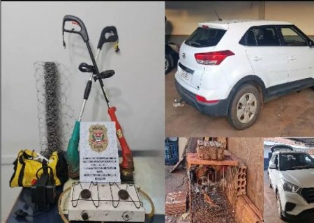 Homem é preso em chácara de Arealva com carro e objetos furtados