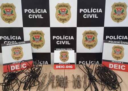 Três homens são presos em operação contra furto de energia; mais de 100 kg de fios foram apreendidos em Rio Preto