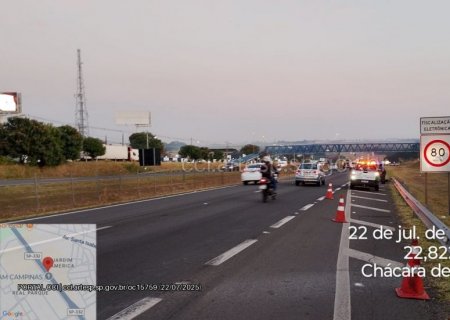 Pedestre é atropelado e morto no acostamento da SP-332, em Campinas; veículo evadiu-se do local