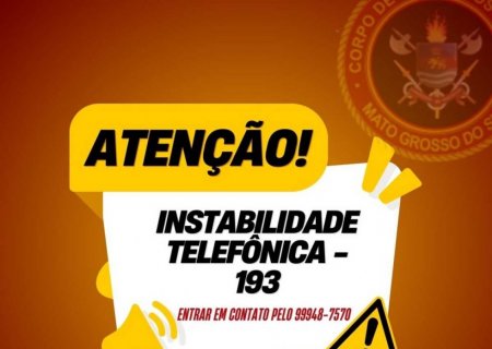 Por instabilidade no 193, Corpo de Bombeiros disponibiliza outro número