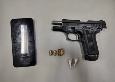 Homem é preso com arma após disparo em área de lazer em Araraquara